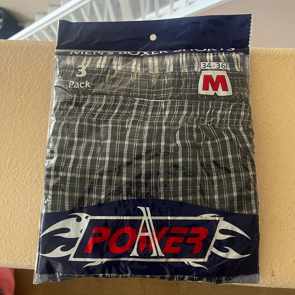 Men's Boxer Briefs 3-Pack - Black